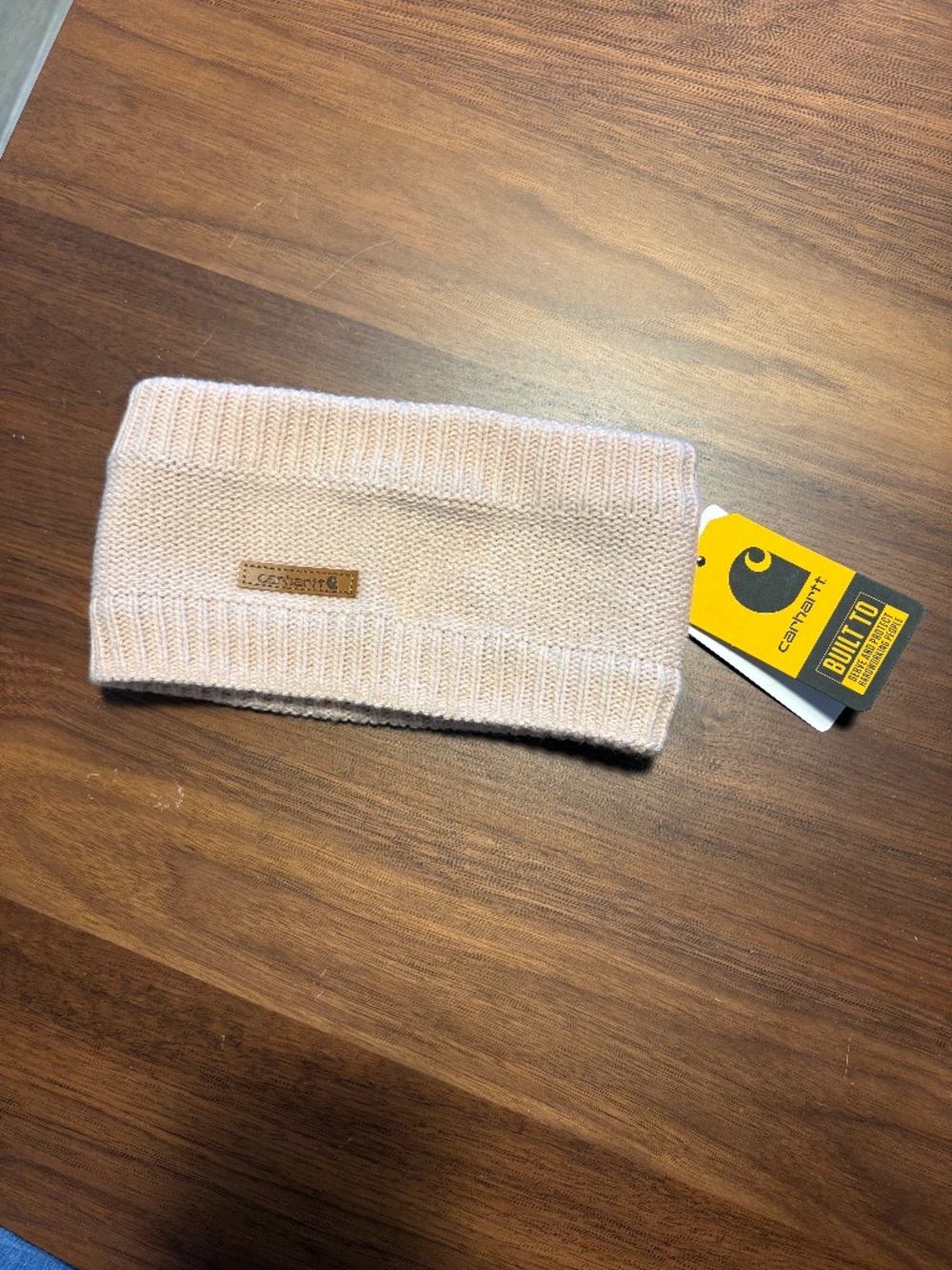 NWT Carhartt pink fleece lined headband